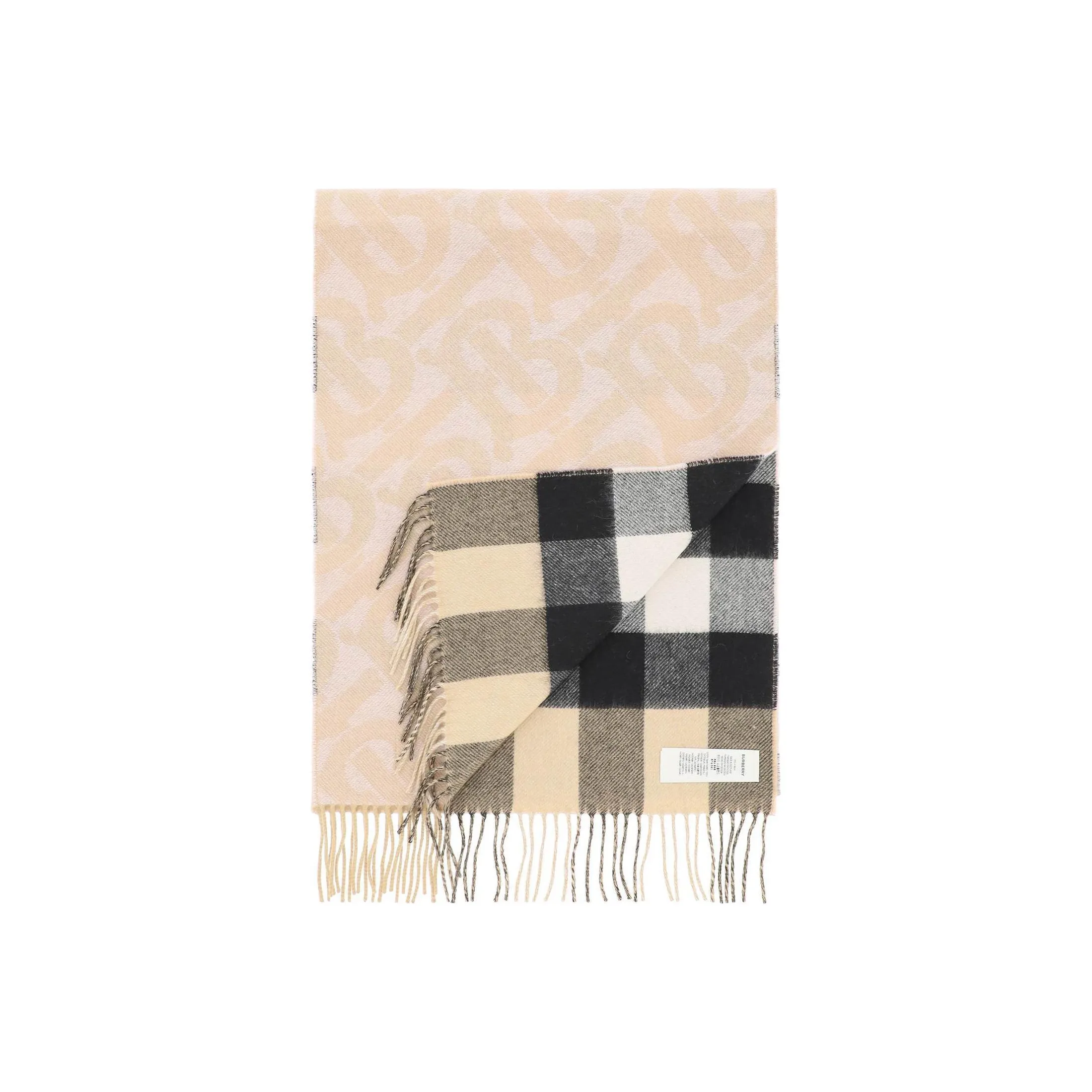 Burberry Knit Scarves Men's Beige