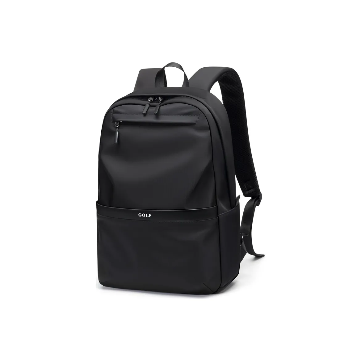 GOLF Oxford Synthetic Leather Backpack Large Size Men's Black/Gray & Black