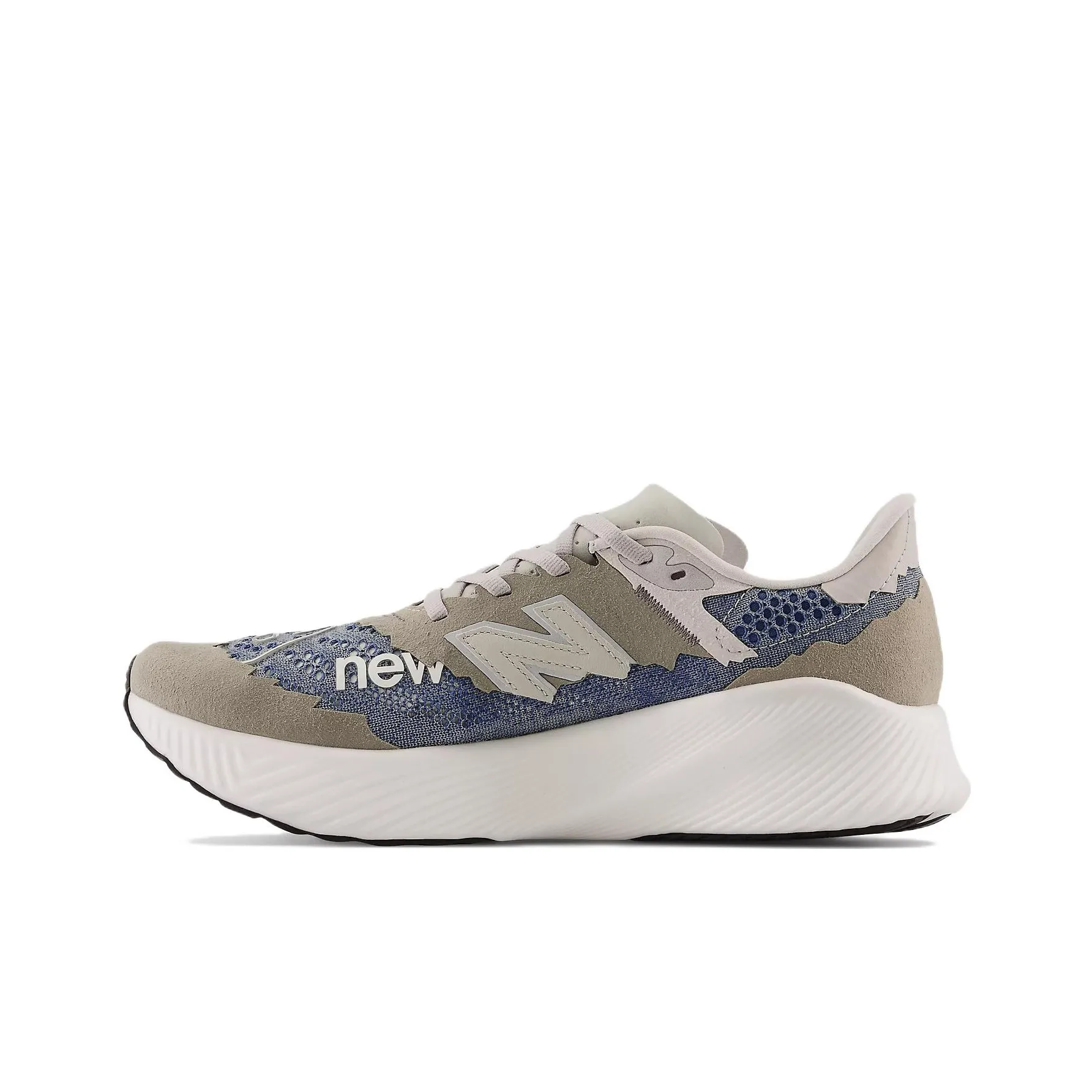 New Balance NB FuelCell Elite RC V2 Running Shoes Unisex Low Top Khaki Green/Gray Blue