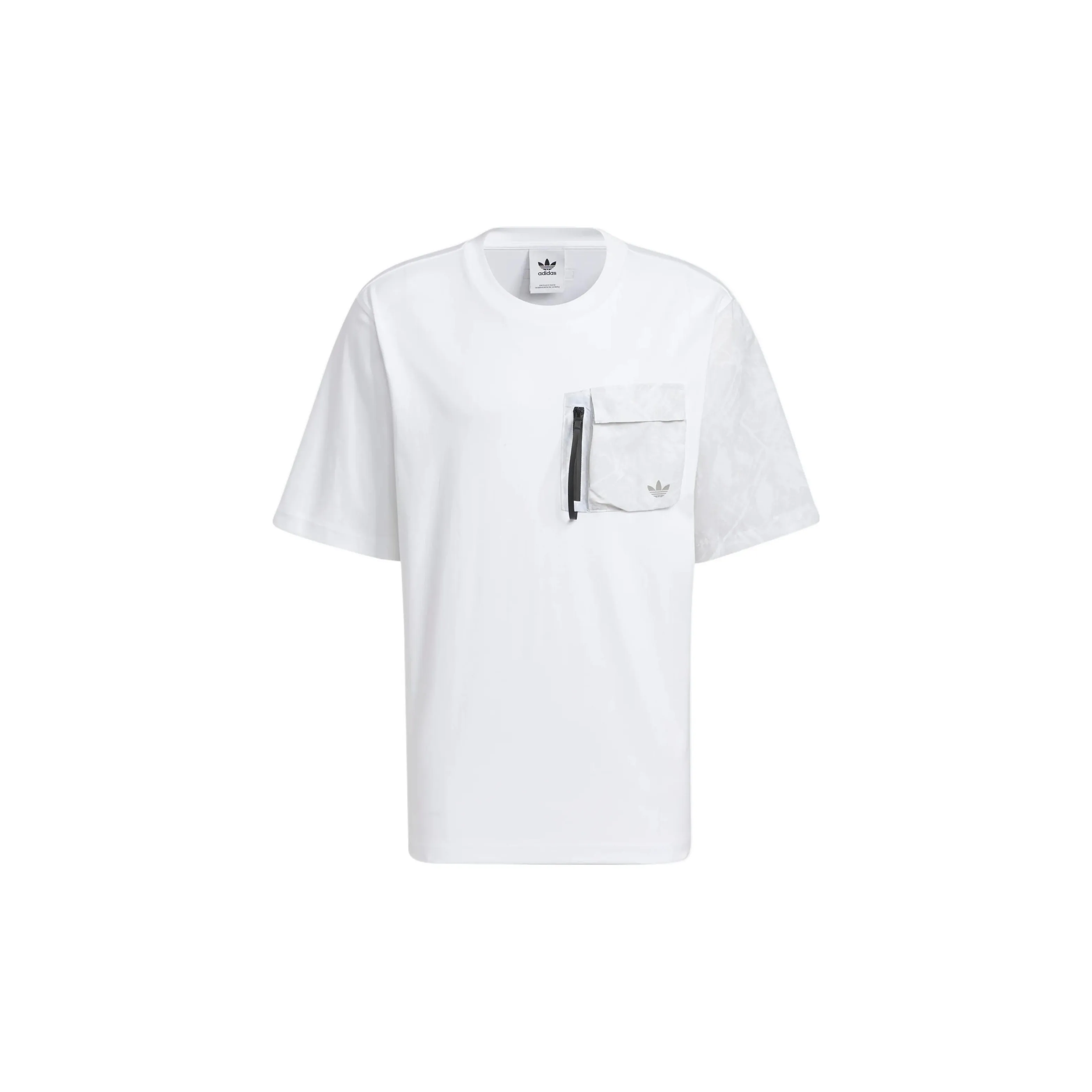 Adidas Originals Drop Shoulder Sleeve T Shirt Men's White