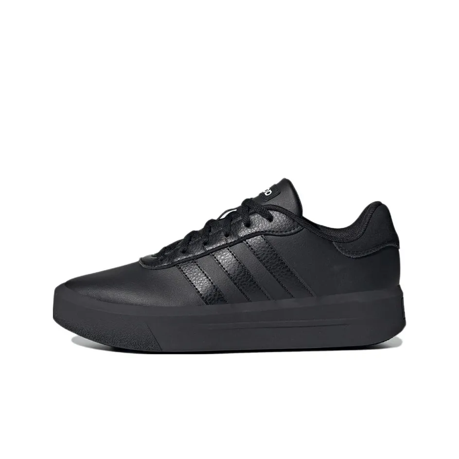 Adidas Court Platform Core Black Cloud White Women's
