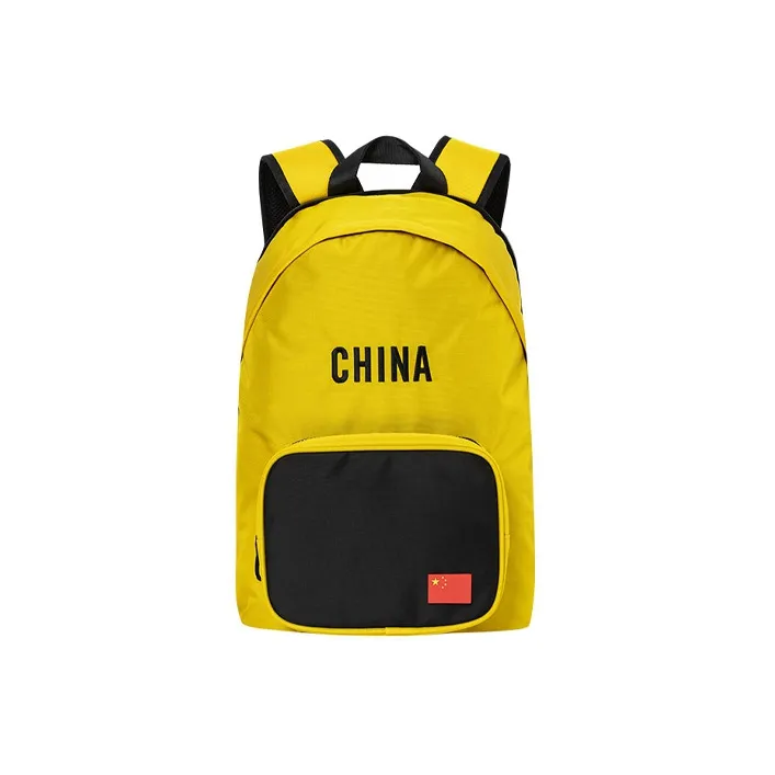 ANTA Nylon Backpack Standard Men's Yellow ANTA Нейлон Рюкзак Стандартный Мужской Желтый