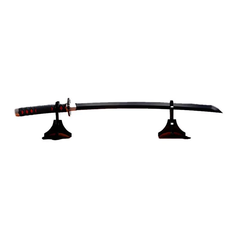 BANDAI Demon Slayer  Kimetsu No Yaiba 1 1 Sunwheel Sword Cast ABS Tanjiro Kamado Water Breathing Model Accessories
