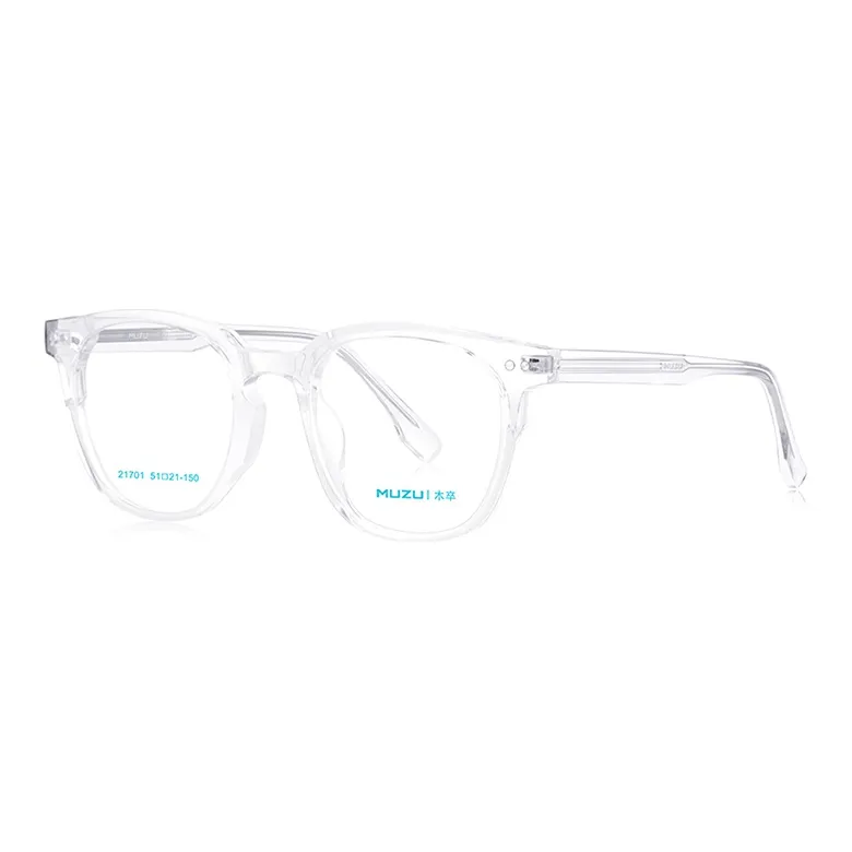 MUZU TR Памятный пластик Квадратные Оправы для очков Унисекс