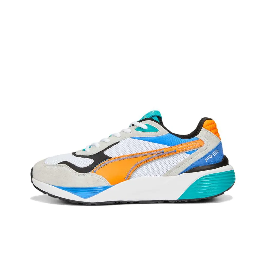 PUMA RS Metrica Low Top Casual Унисекс Белый Синий Оранжевый