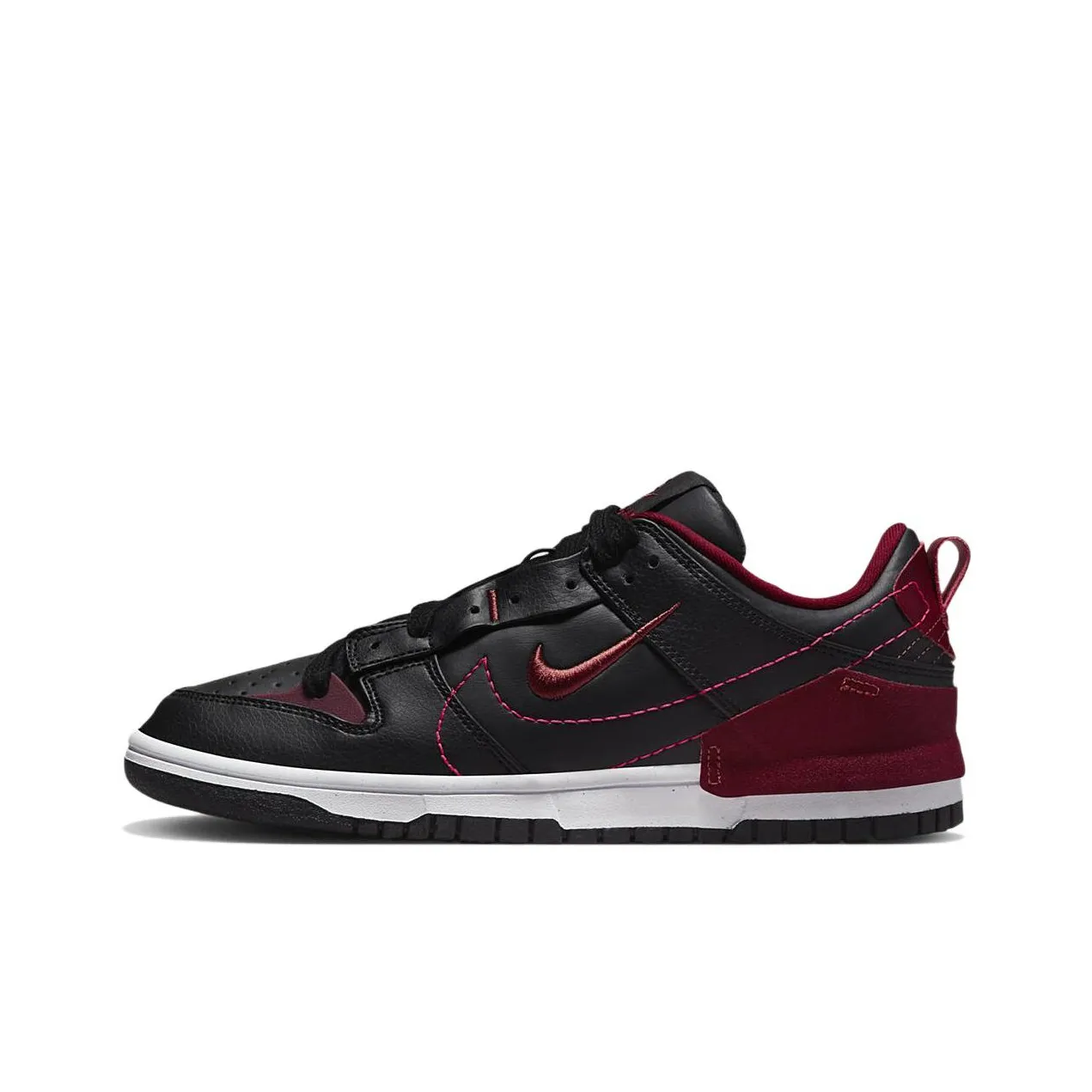 Nike Dunk Low Disrupt 2 Black Dark Beetroot Women's