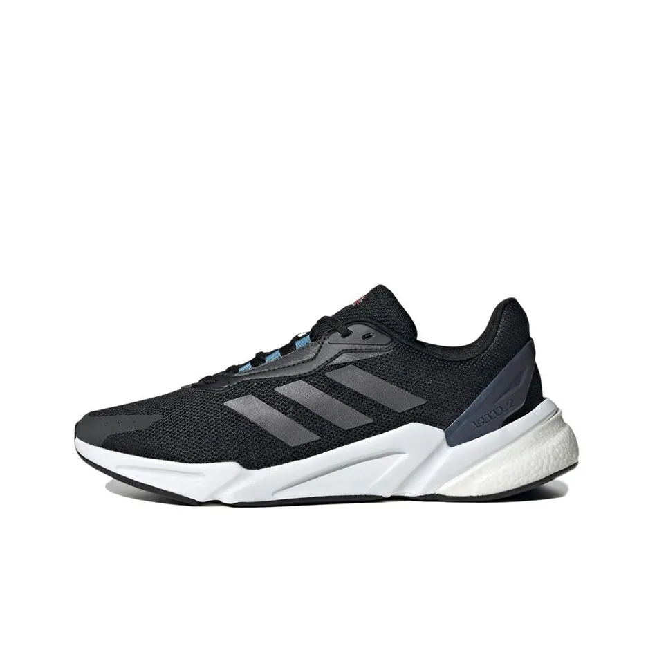 Adidas X9000l2 Slip Резистентный Устойчивый к Износу Дышащий Низкий Топ Марафон Беговые Кроссовки Унисекс Черный Белый