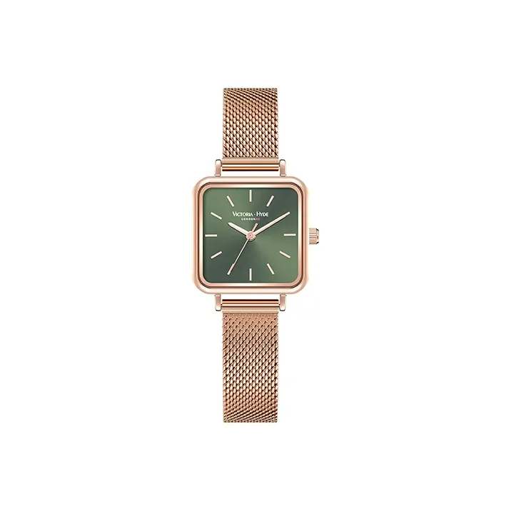 VICTORIA·HYDE Наручные часы Кварцевый механизм Стальной кожаный ремешок Мать жемчуга Циферблат Цвет Женские часы