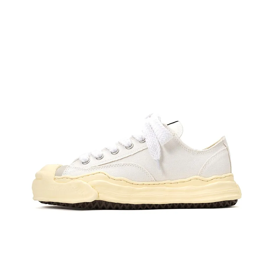 MIHARA YASUHIRO Коллаборация Коллекция Hank Low Топ Стильные Скейтбординг Унисекс Белый