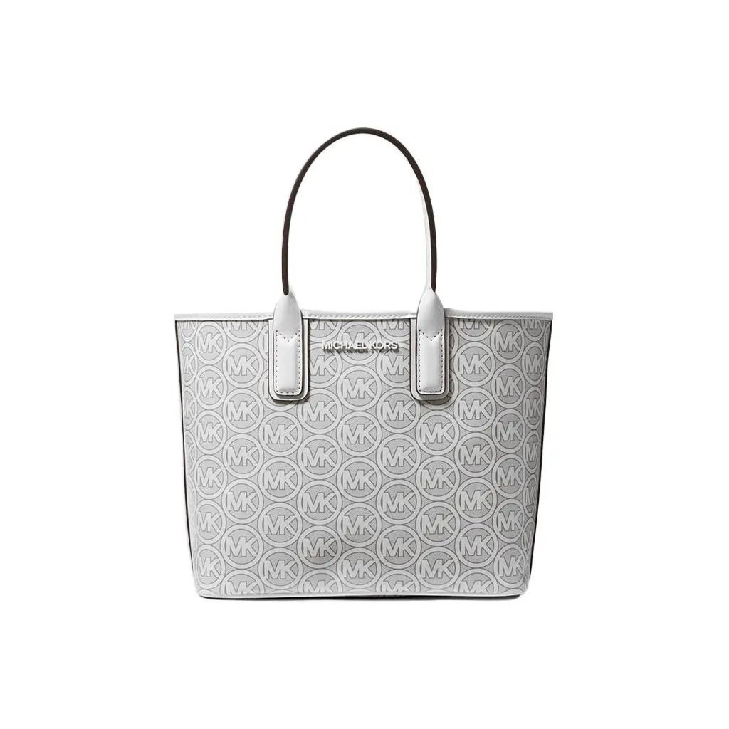 MICHAEL KORS Polyester Tote Bag Shopping Bag Handbag Small Size Women's White