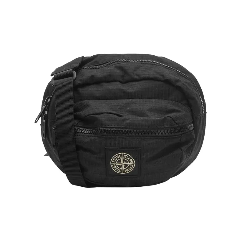 STONE ISLAND Нейлон Обхват талии Сумка Грудь Сумка Обычный Мужской Черный