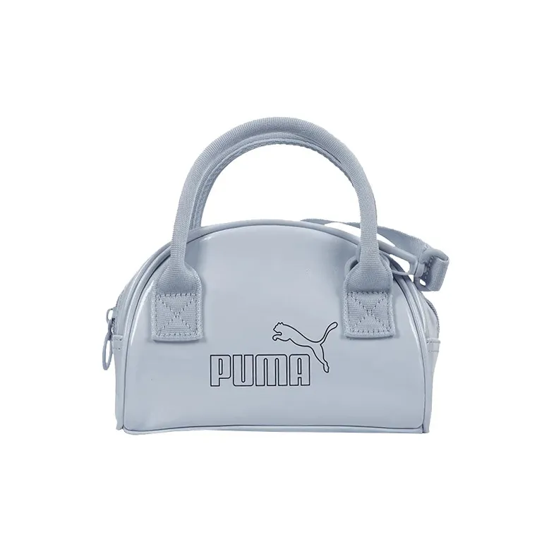 PUMA Лакированная кожа Сумка через плечо Сумка Обычная Женская Синяя