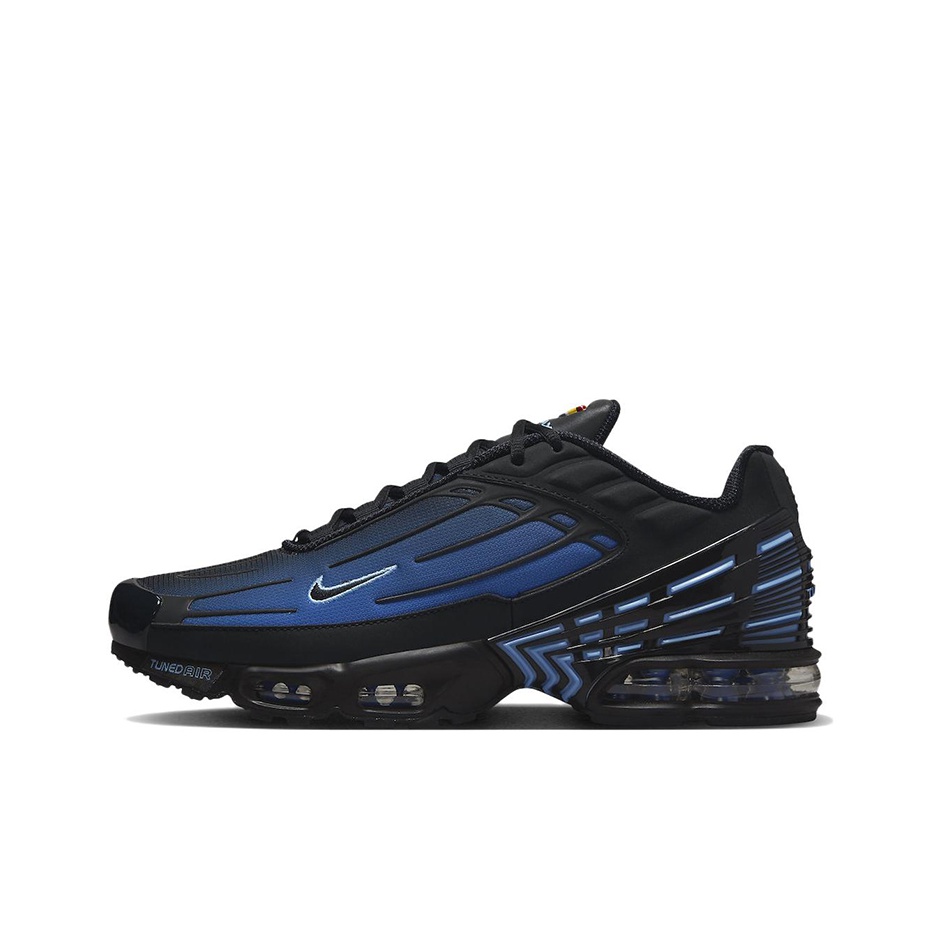 navy blue and white air max plus