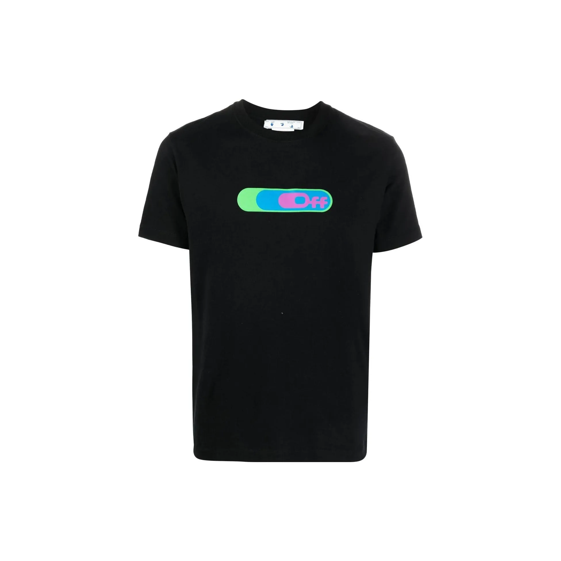 OFF WHITE Weed Logo Print T Shirt
