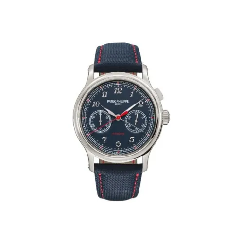 PATEK PHILIPPE Ручной Механический Movement Мужские Часы Super Complex Function Chronograph Series 41 мм Синие