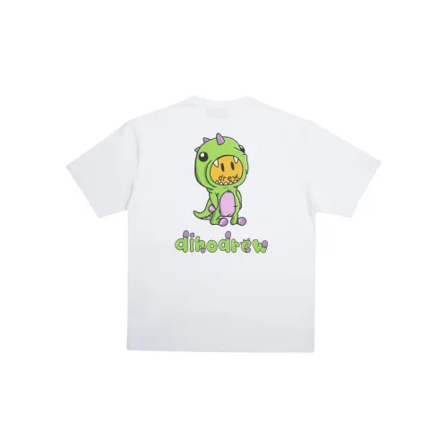 Drew House Dinosaur Series Белая Унисекс Футболка