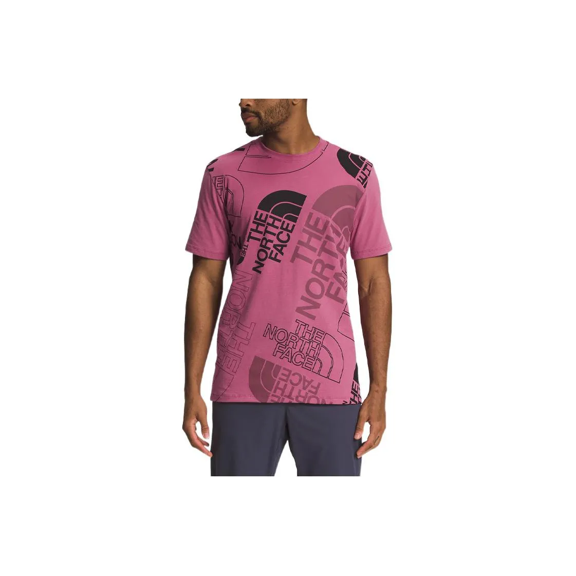 The North Face Фуксия Мужская T-Рубашка