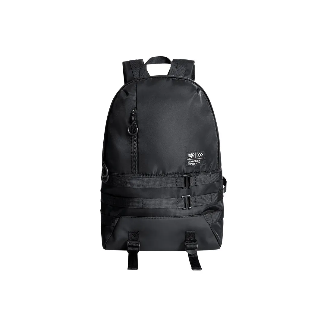 BAGSMART Nylon Fabric Laptop Backpack Regular Unisex Black