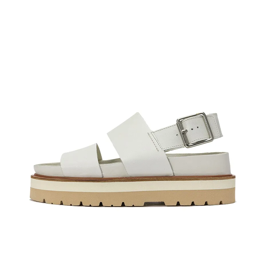 Clarks Beach Sandals Dragon Women's White