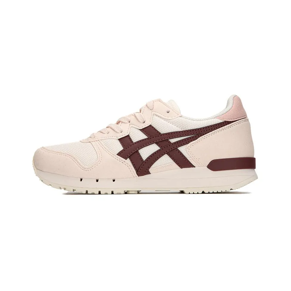 Onitsuka Tiger Alvarado Slip-resistant Abrasion-resistant Low Top Casual Shoes Unisex Beige Brown Onitsuka Tiger Alvarado Противоскользящий Устойчивый к истиранию Низкий Топ Повседневная Обувь Унисекс Бежевый Коричневый