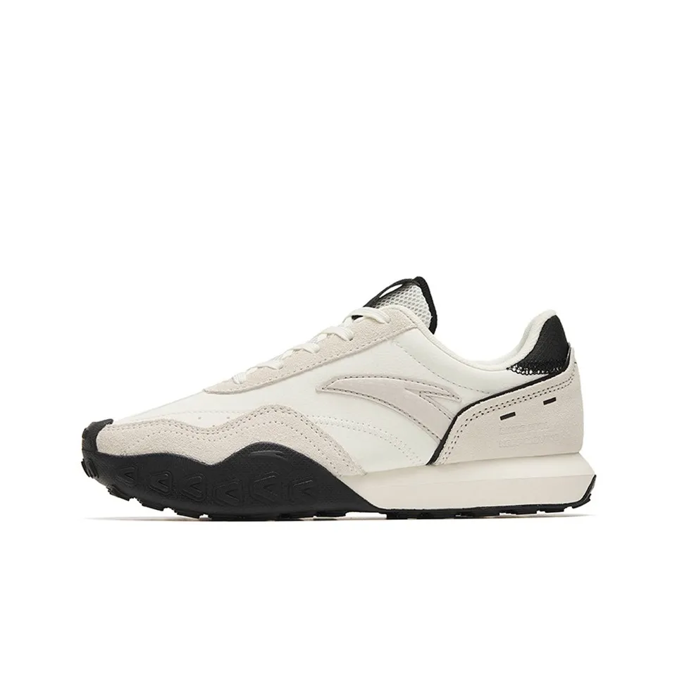 Anta Cushioning Anti-Slip And Wear-Resistant Low-Top Sports Casual Shoes Women's White Gray Black