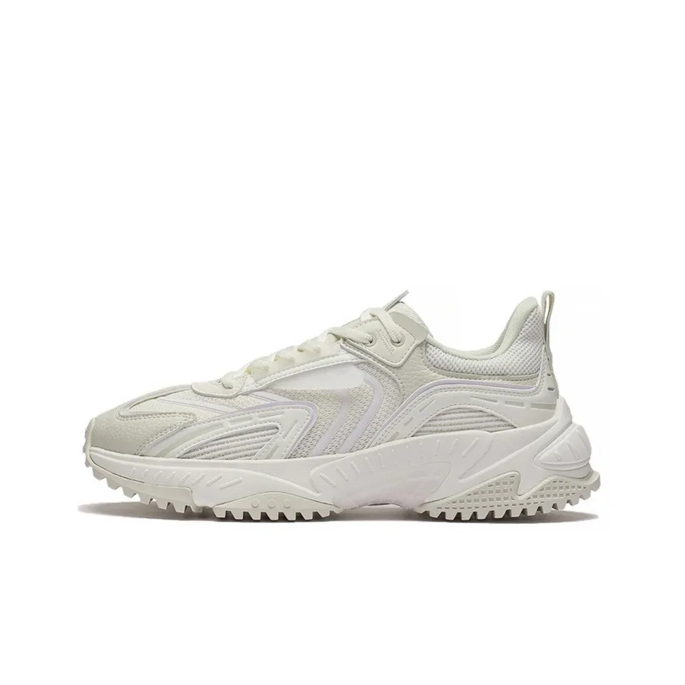 LiNing Xingji Shock Absorbers Rebound Low Top Sports Casual Shoes Men's White