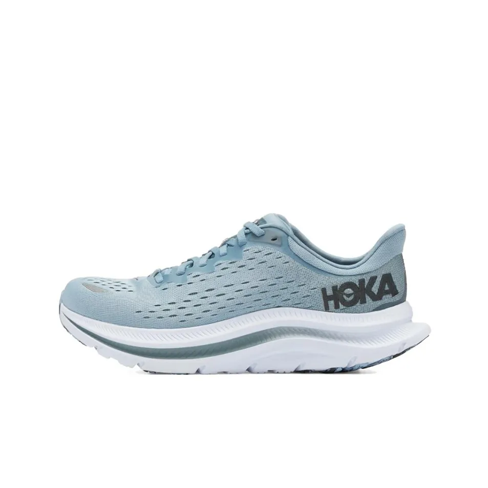 HOKA ONE ONE Kawana Шокабойеры Противоскользящие Устойчивые к истиранию Низкий Топ Беговые кроссовки Мужские Серый Черный