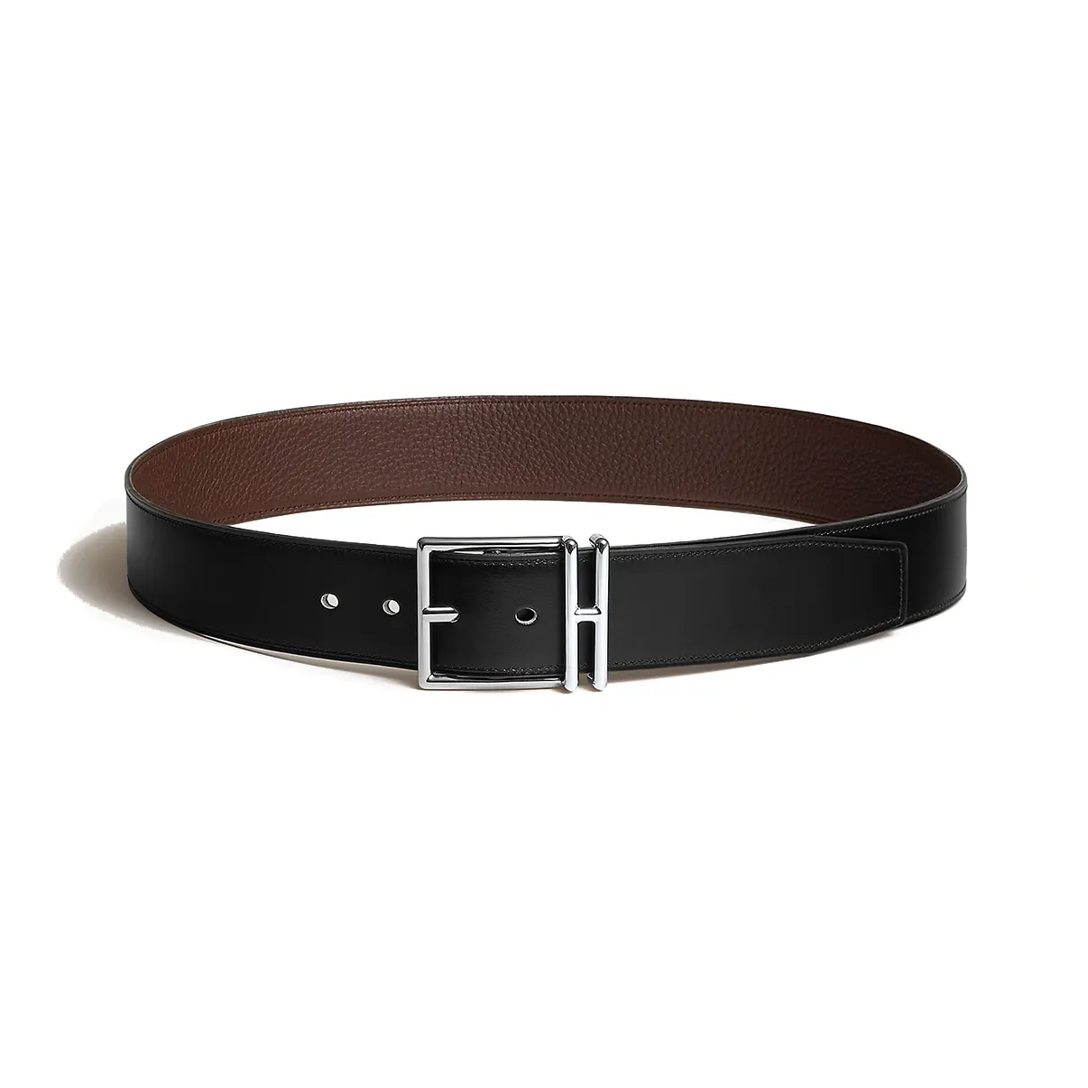 HERMES Nathan Leather Belts Men