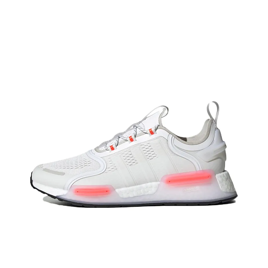 Adidas Originals NMD_V3 Slip Resistant Abrasion Resistant Breathable Low Top Casual Shoes Unisex White Adidas Originals NMD_V3 Противоскользящий Устойчивый к истиранию Дышащий Низкий Топ Повседневная Обувь Унисекс Белый