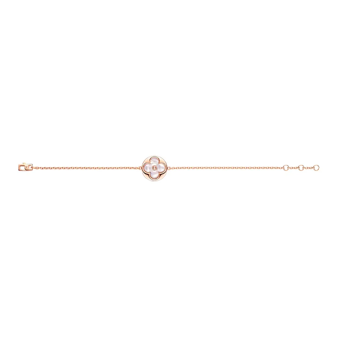 Lv Color Blossom Sun Bracelet Pink Gold And White Mother of pearl