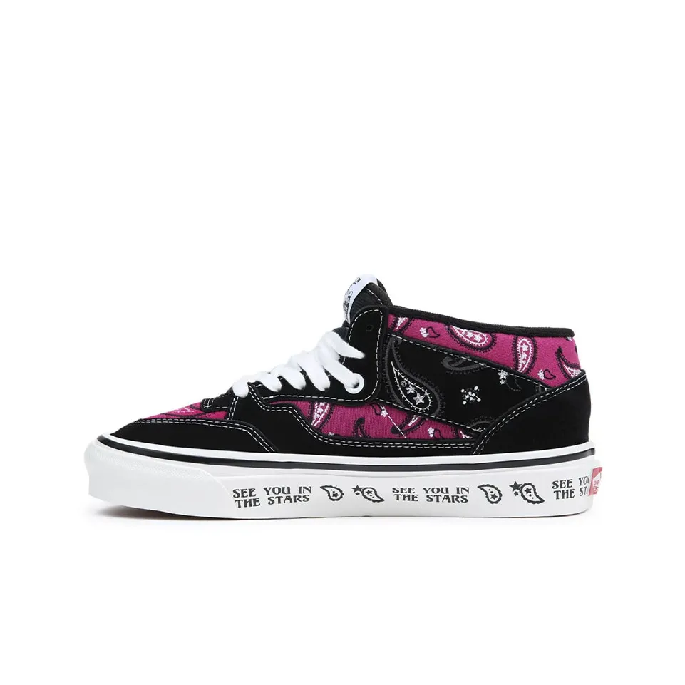 VANS Half Cab 33 DX MID Топ Скейтборд Кроссовки Унисекс Черный Фиолетовый