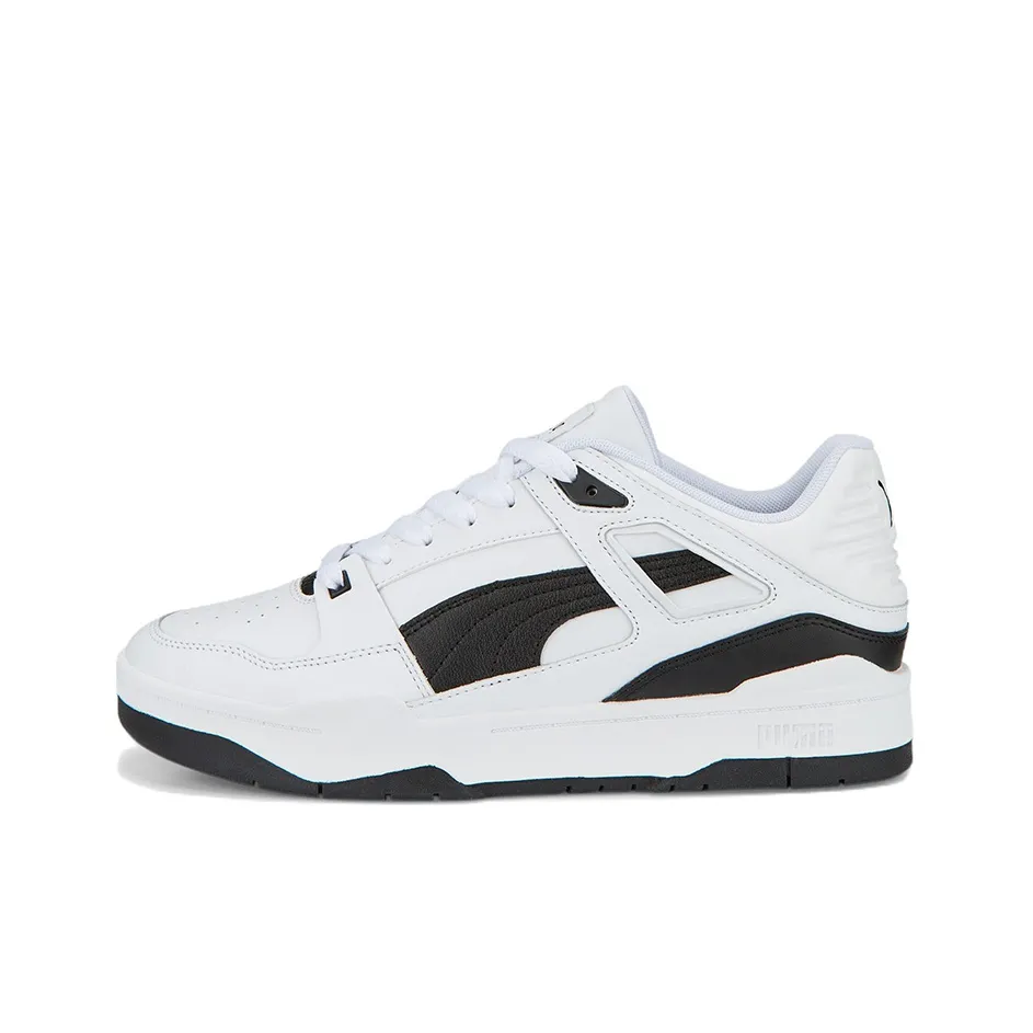 PUMA Slipstream Low Скейтборд Кроссовки Унисекс Белый Черный