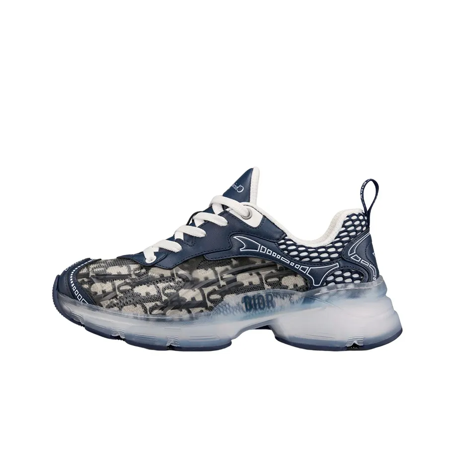 DIOR Vibe Low Top Sports Casual Shoes Women's Dark Blue