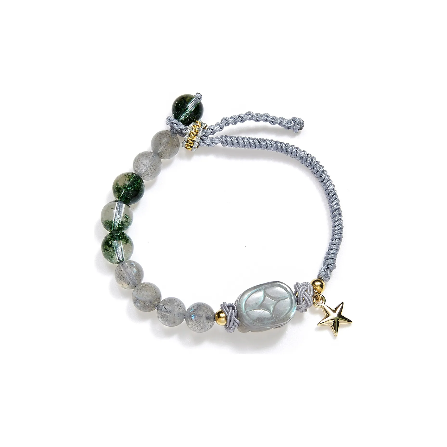 CLARKIA FLOWER Лунный камень Браслеты Унисекс