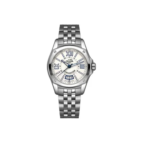 ENICAR Механические Мужские Часы Movement 43mm*9,9mm Серебряные