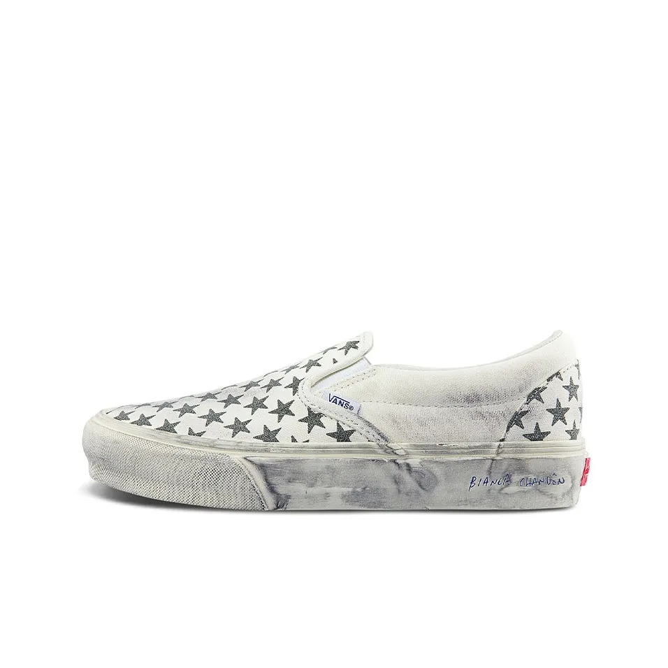 Vans Vault Og Classic Slip On Lx Bianca Chandon Black White