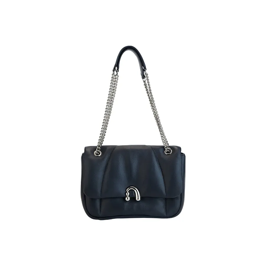 AMAZING SONG Овчина Сумка с цепочкой Цветочный дизайн Bun Сумка Сумка через плечо Женская Элегантная Черная Таро Фиолетовая Желудь