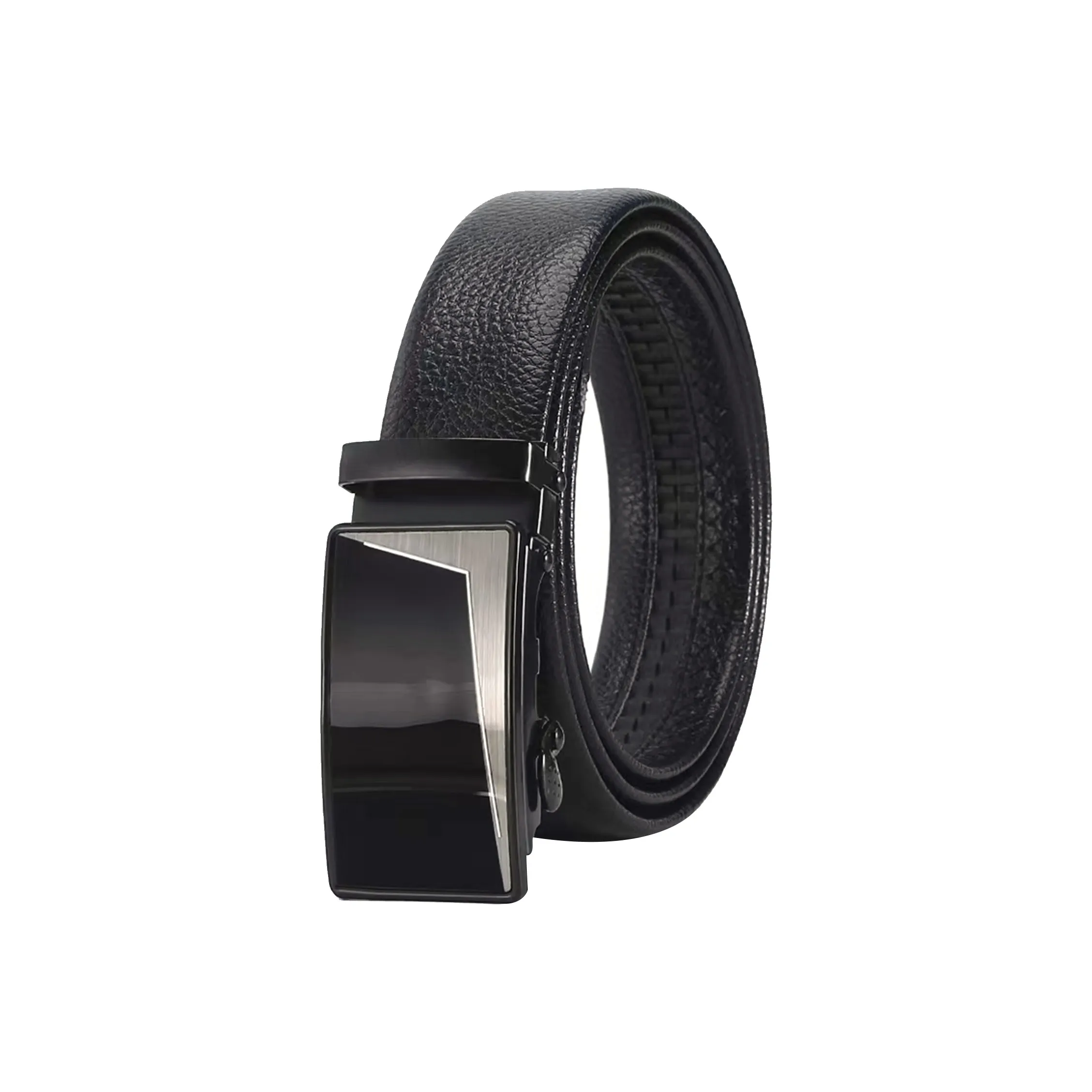 ALIEN BANG Youth And Middle-Aged Automatic Buckle Cow Leather Men's