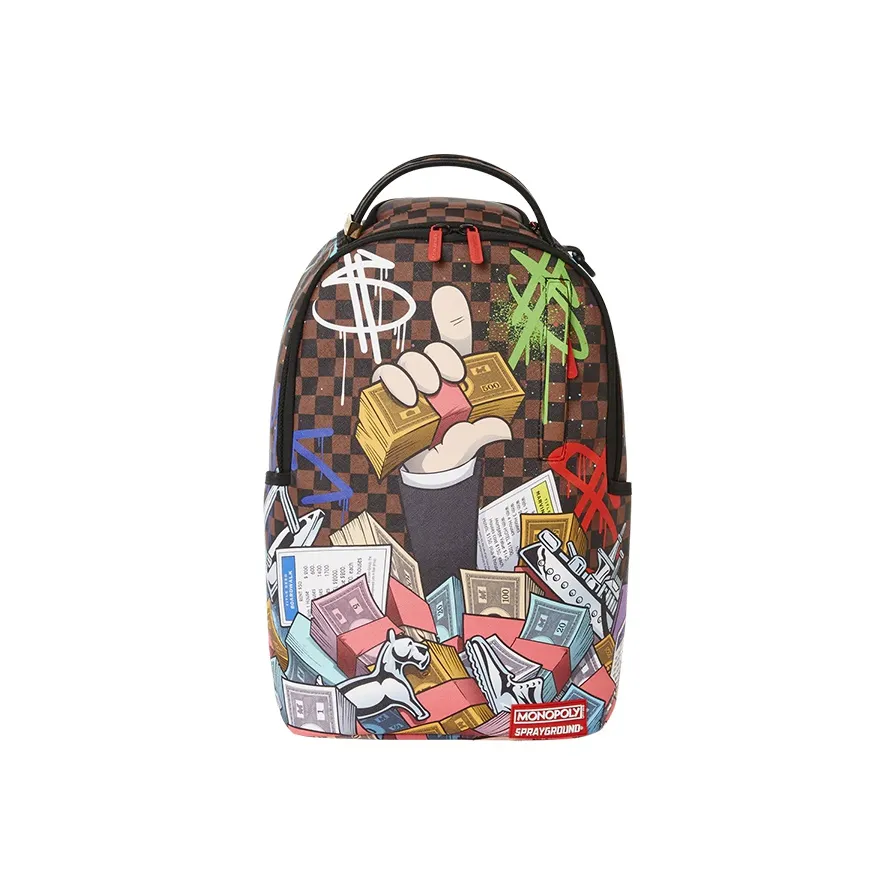 SPRAYGROUND Polyester Backpack Regular Unisex Brown