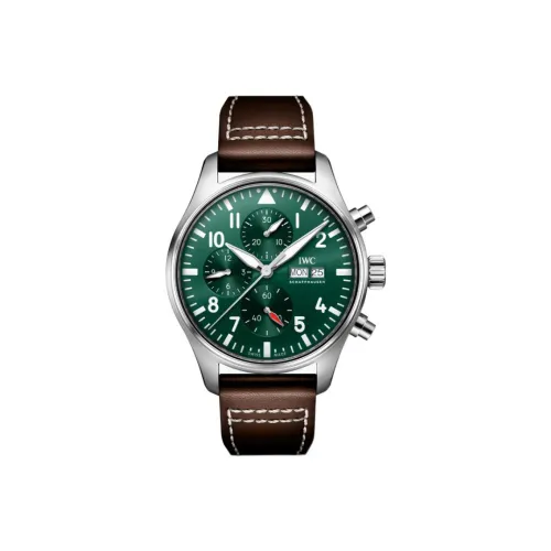 IWC Автоматический Механический Movement Мужские Часы Pilot Collection 43mm*43mm Зеленые