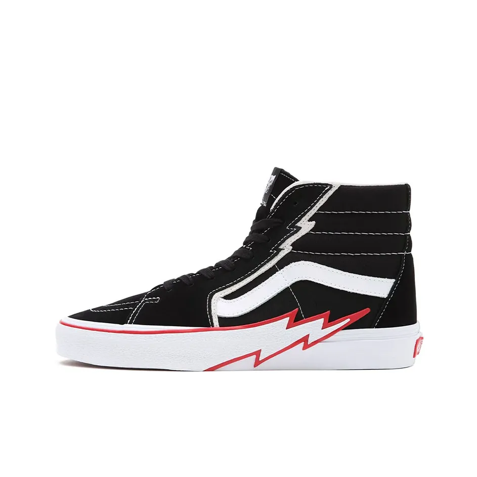Vans Sk8 Hi 'Bolt   Black Racing Red'