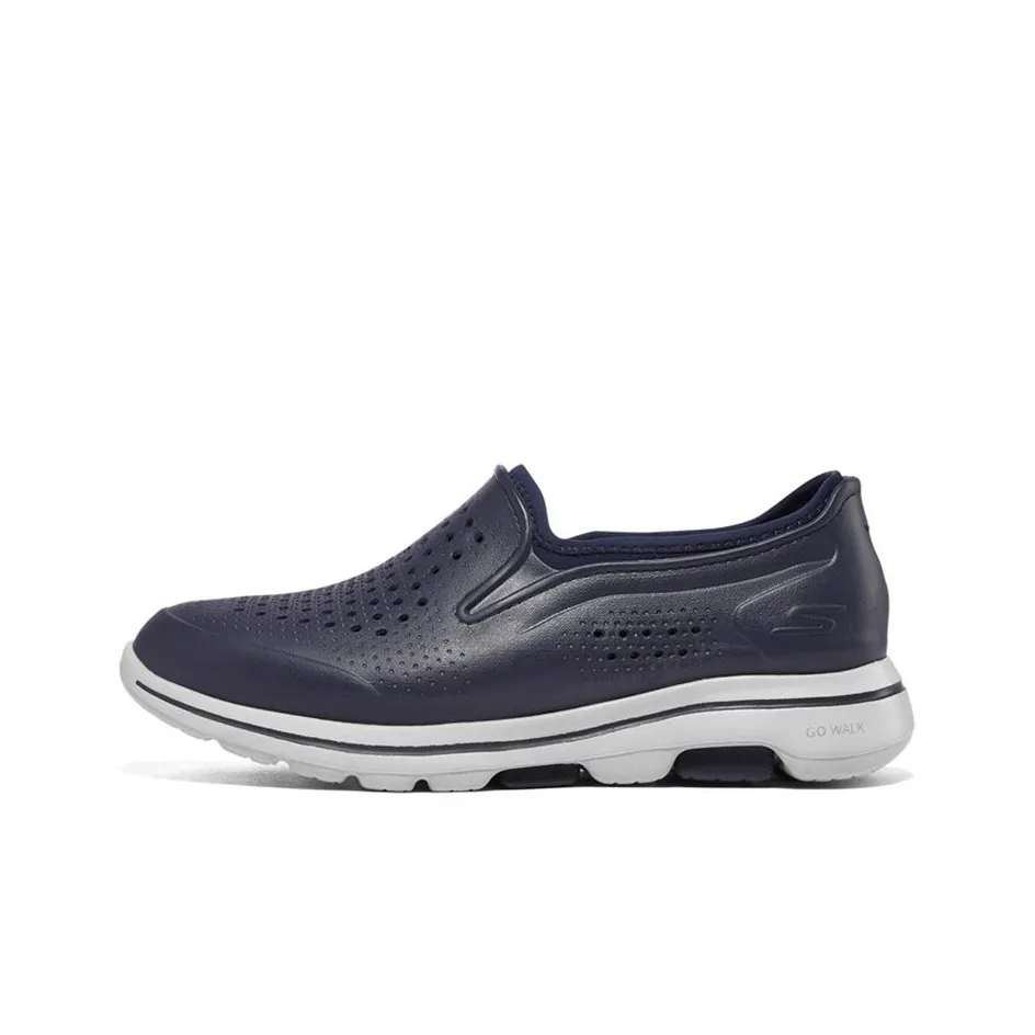 Skechers Go Walk 5 Low Топ Повседневная обувь Мужская Синяя