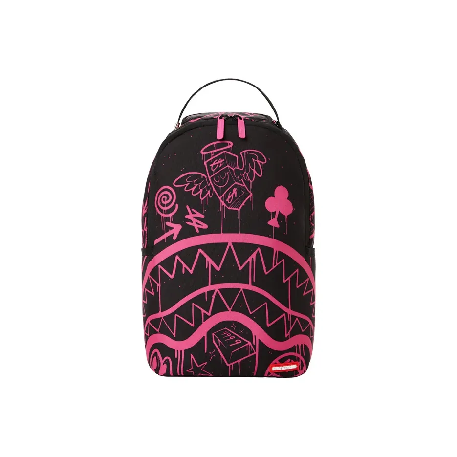 SPRAYGROUND Polyester Backpack Medium Size Unisex Black