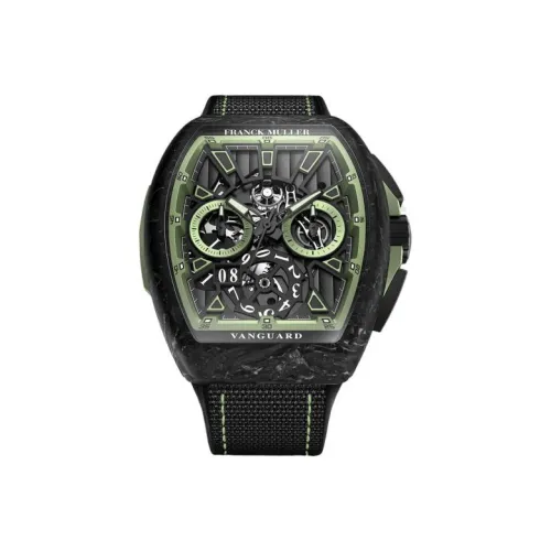 FRANCK MULLER Ручной Механический Движение Мужские Часы 54мм*44мм Зеленый