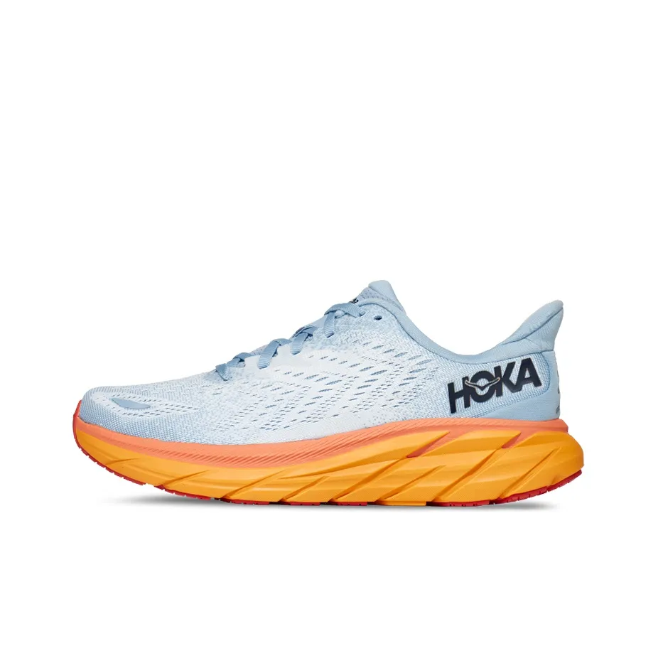 HOKA ONE ONE Clifton 8 Wide 'Summer Blue Ice Flow' Women's