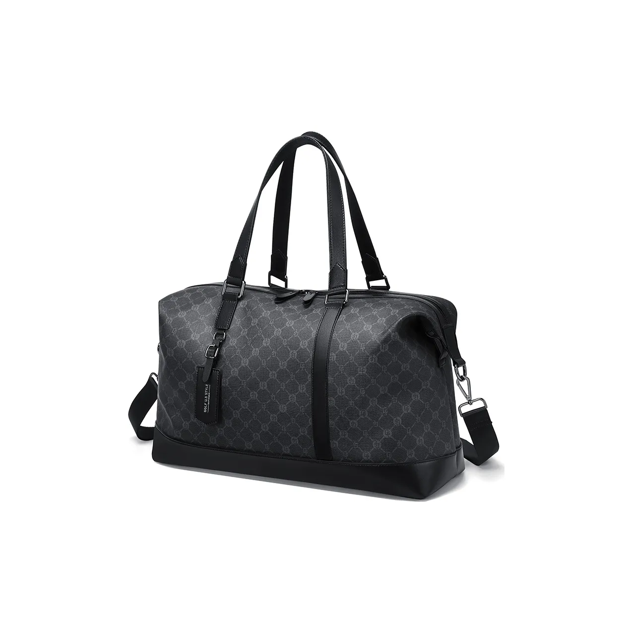 GOLF PVC Business Travel Bag, Portable One Shoulder Luggage Bag, Travel Bag Men's Black