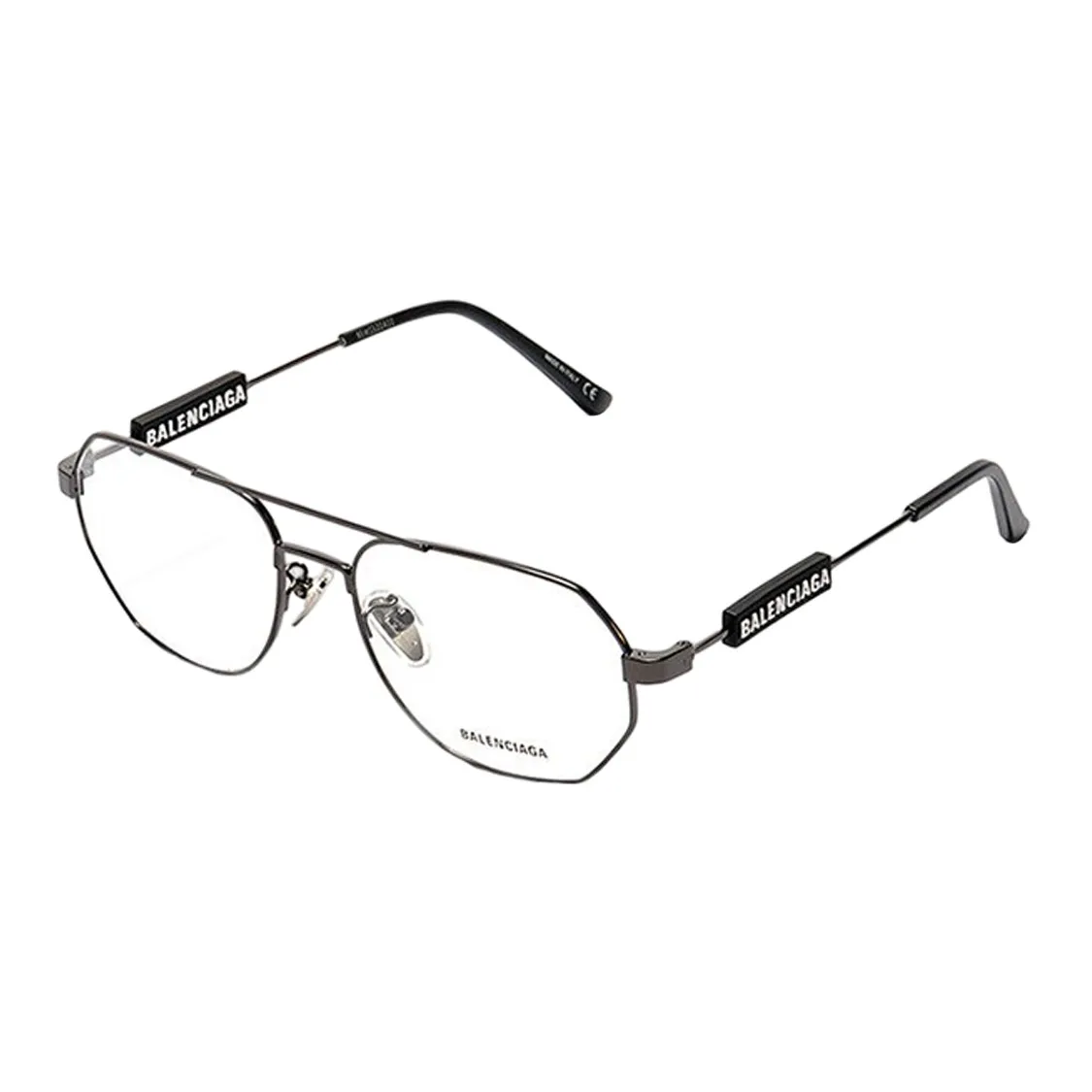 Balenciaga Eyewear Logo Pilot Glasses