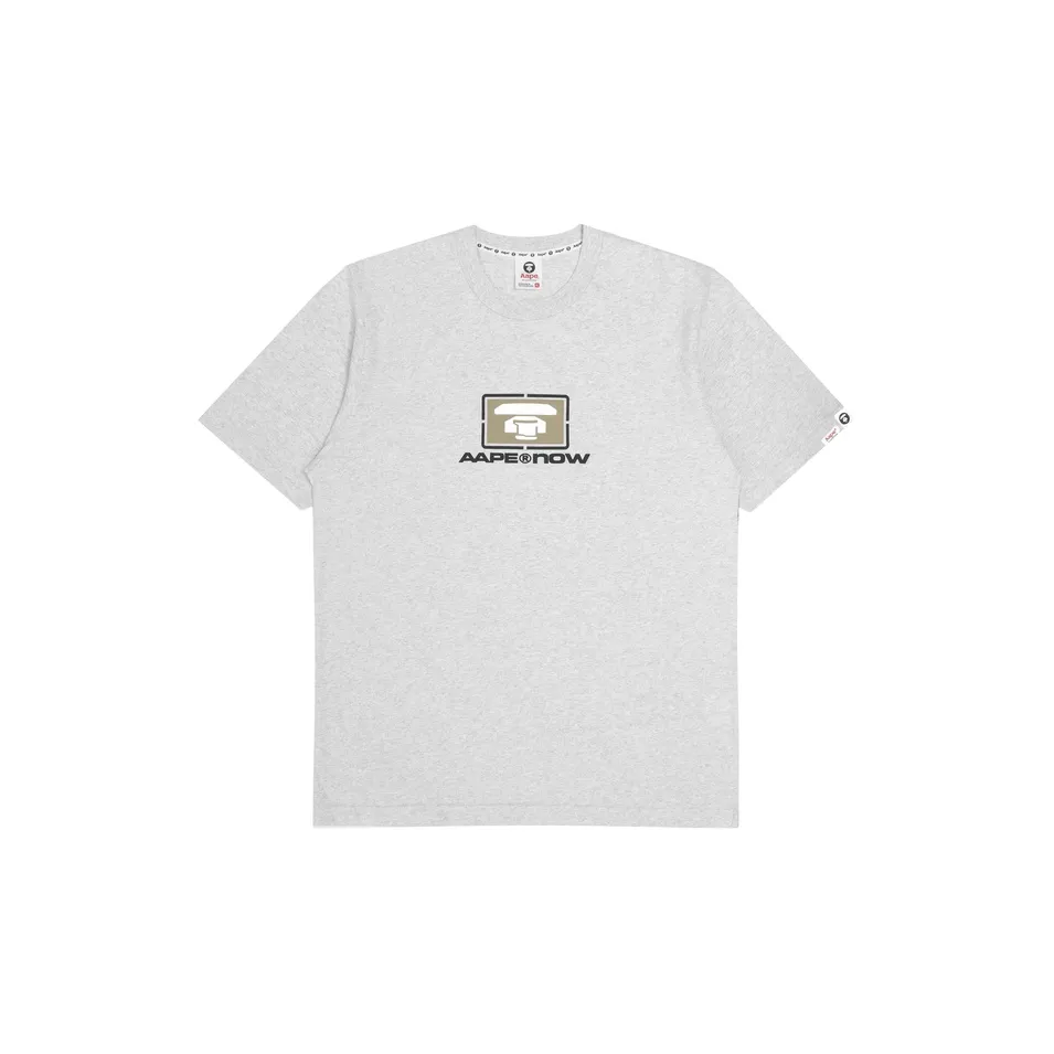 Aape FW22 T Рубашка Мужская Белая Серая