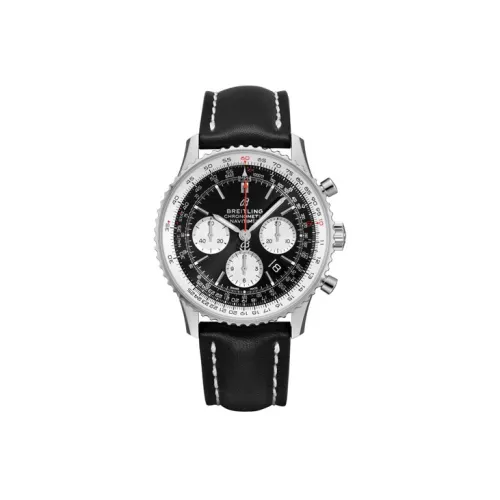 Breitling Автоматический Механический Movement Унисекс Коллекция Aviation Chronograph Watch 43 мм Черный