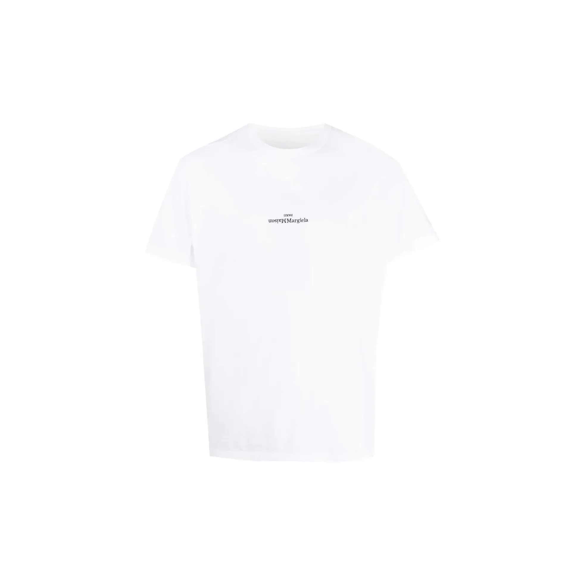 Maison Margiela Logo Embroidered Crewneck T Shirt